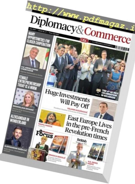 Diplomacy and Commerce – July 2017 Cover
