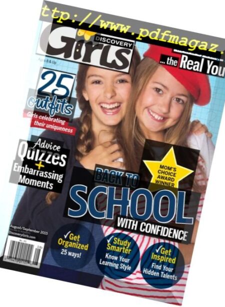 Discovery Girls – August 2015 Cover