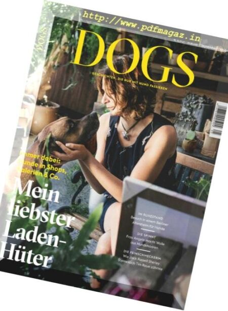 dogs – September 2018 Cover