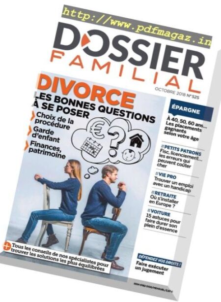 Dossier Familial – Octobre 2018 Cover