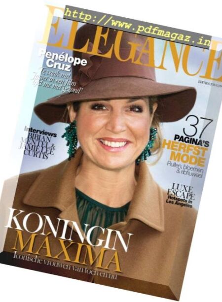 Elegance – augustus 2018 Cover