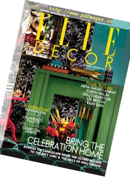 Elle Decor India – October-November 2018 Cover