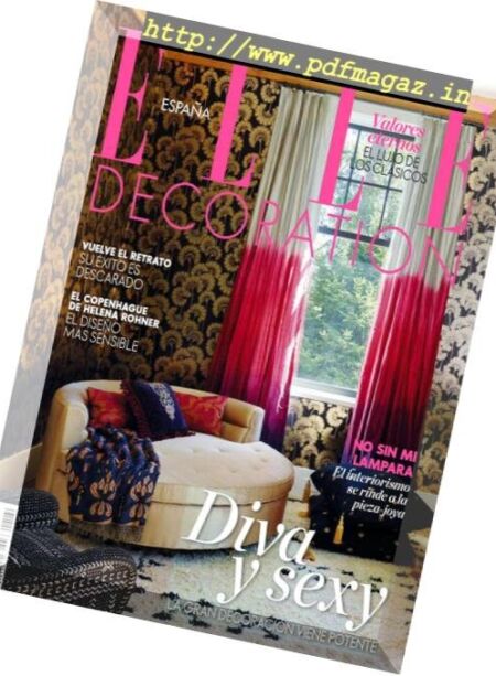 Elle Decoration Espana – noviembre 2018 Cover