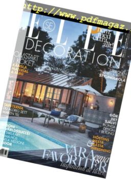 Elle Decoration Sweden – August 2018