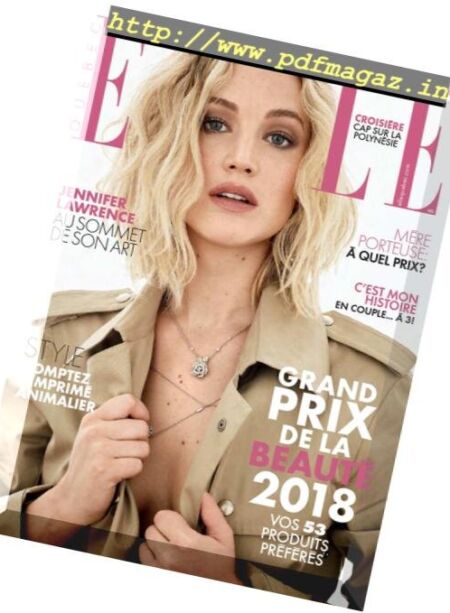 Elle Quebec – novembre 2018 Cover