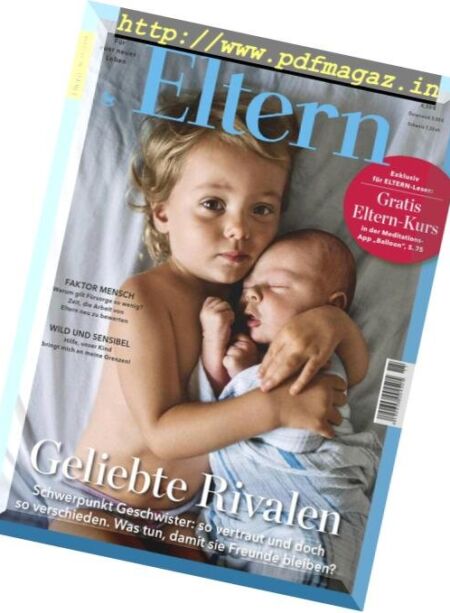 Eltern – November 2018 Cover