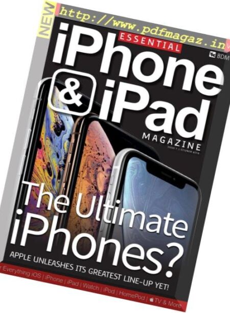 Essential iPhone & iPad Magazine – October 2018 Cover