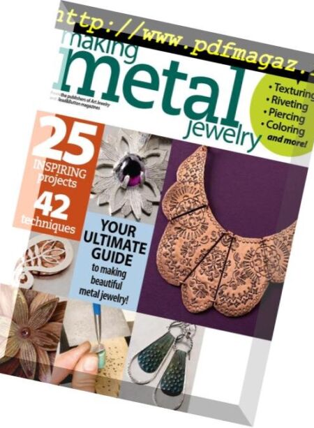 Essential Techniques – Making Metal Jewelry – August 2014 Cover