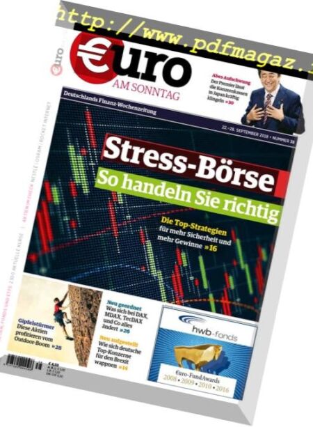 Euro am Sonntag – 22 September 2018 Cover