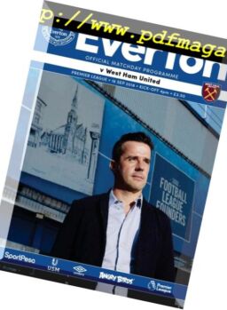Everton Programmes – 15 September 2018