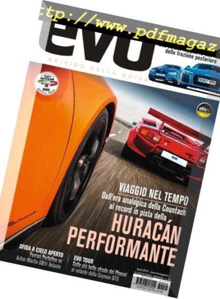 Evo Italia – Aprile 2018 Cover