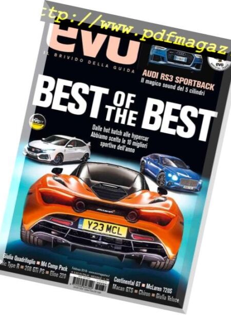 Evo Italia – Febbraio 2018 Cover