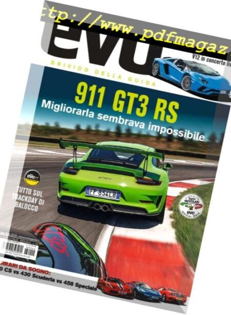 Evo Italia – Settembre 2018 Cover