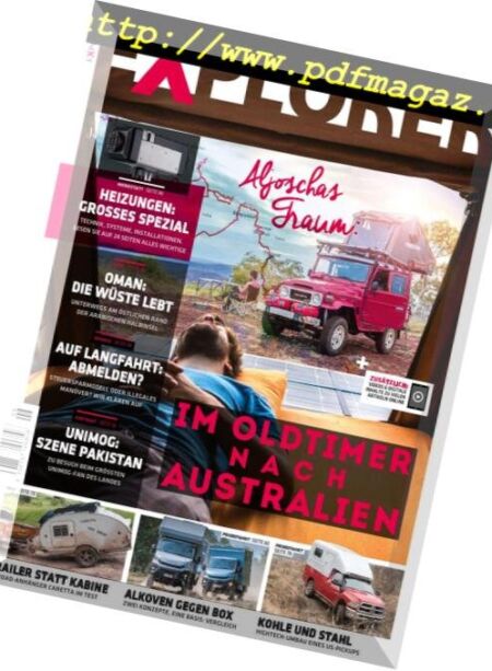 Explorer – Nr.6, 2018 Cover