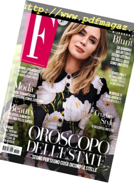 F – 27 Giugno 2018 Cover