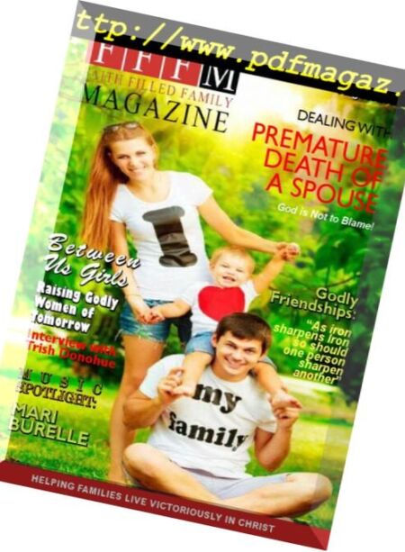 Faith Filled Family – August 2016 Cover