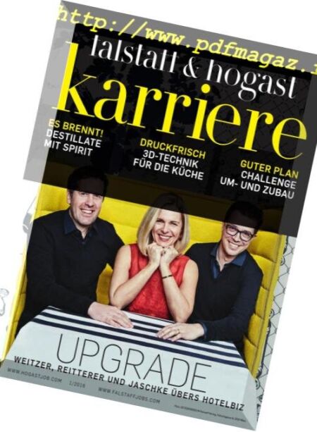 Falstaff & Hogast Karriere – 4 Marz 2016 Cover