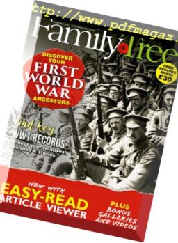 Family Tree UK – October 2018