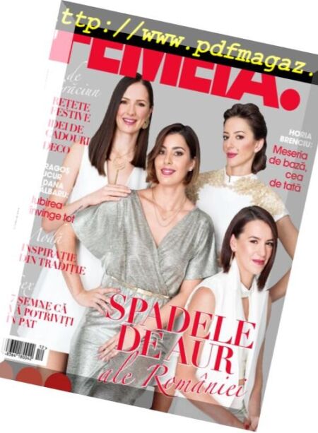 Femeia – decembrie 2016 Cover