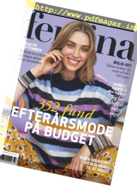 Femina Denmark – 13 September 2018 Cover