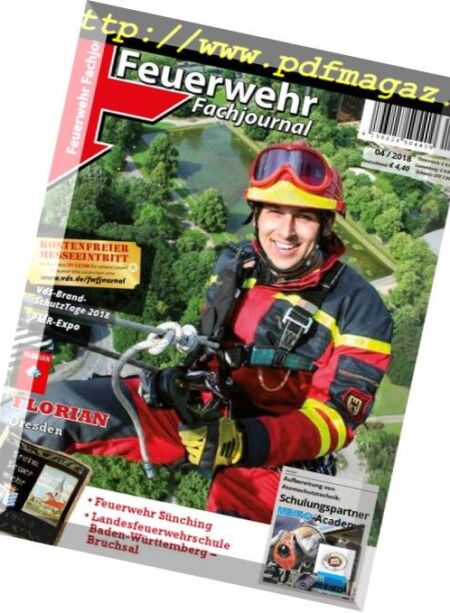 Feuerwehr Fachjournal – Nr.4, 2018 Cover