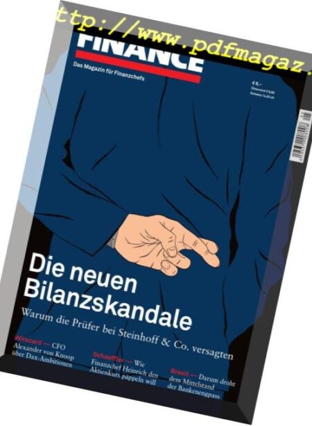 Finance – September-Oktober 2018 Cover