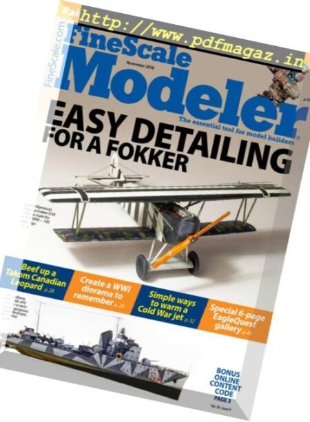 FineScale Modeler – November 2018 Cover