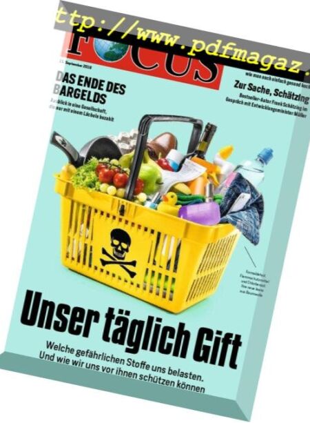 Focus – 15 September 2018 Cover