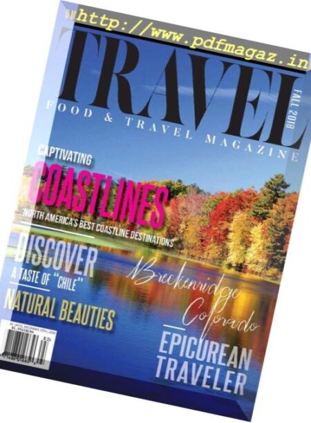 Food and Travel – September 2018 Cover