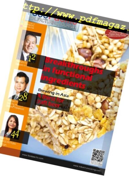 FoodPacific Manufacturing Journal – September 2015 Cover