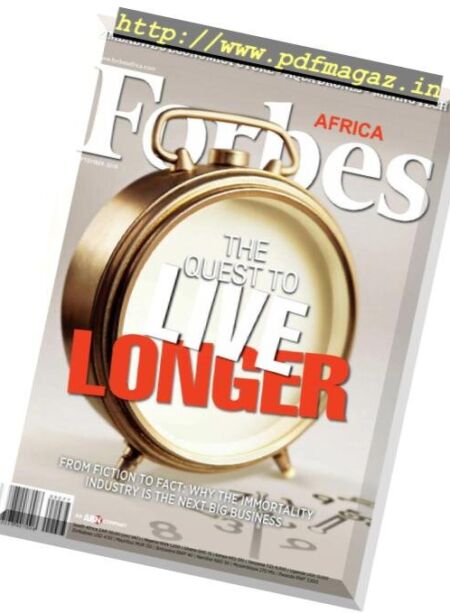 Forbes Africa – September 2018 Cover
