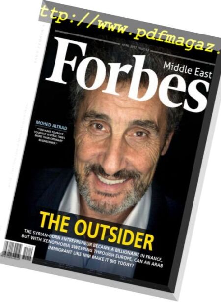 Forbes Middle East English Edition – April 2017 Cover