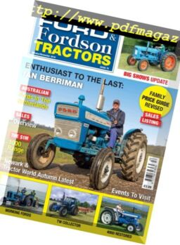 Ford & Fordson Tractors – October-November 2016