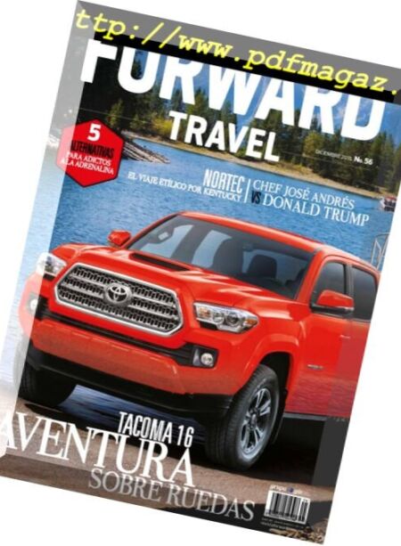 Forward Travel – diciembre 2015 Cover