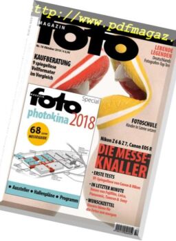 Fotomagazin – Oktober 2018