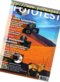 Fototest – September-Oktober 2018