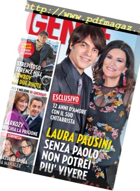 Gente Italia – 01 aprile 2018 Cover