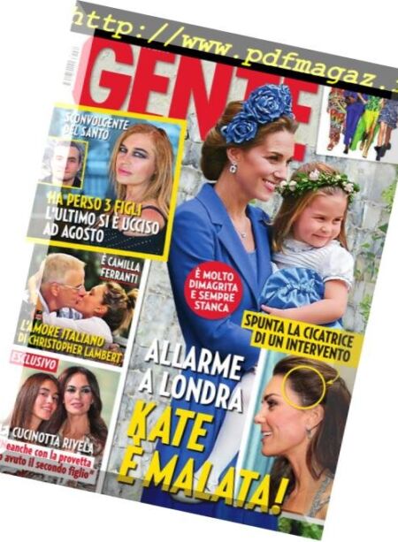 Gente Italia – 6 Ottobre 2018 Cover