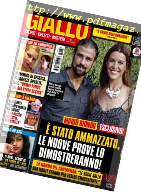 Giallo – 12 Settembre 2018 Cover
