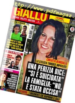 Giallo – 8 Agosto 2018