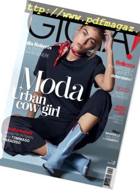 Gioia! – 13 ottobre 2018 Cover
