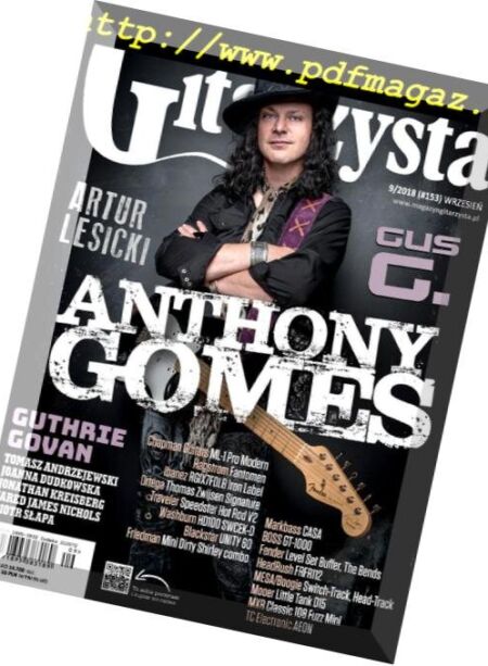 Gitarzysta – Wrzesien 2018 Cover