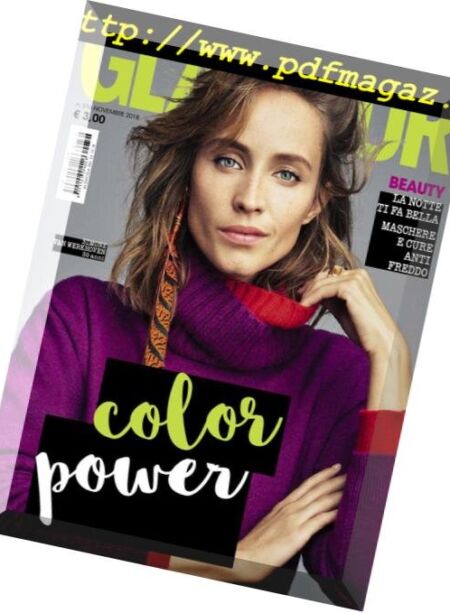 Glamour Italia – Novembre 2018 Cover