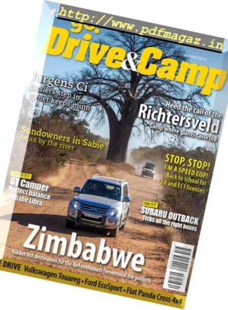 Go! Drive & Camp – October 2018 Cover