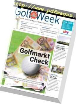 Golf Week – 7 September 2018