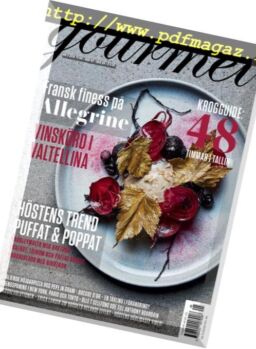 Gourmet Sverige – september 2018