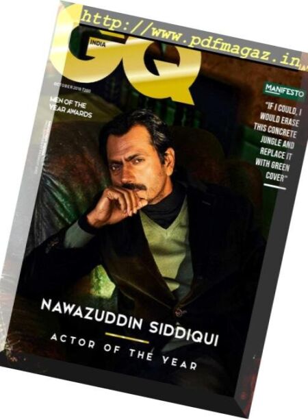 GQ India – October 2018 Cover