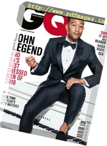 GQ South Africa – November 2018 Cover
