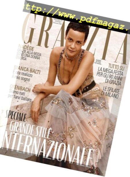 Grazia Italia – 27 Settembre 2018 Cover