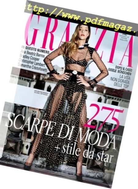 Grazia Italia – 4 Ottobre 2018 Cover